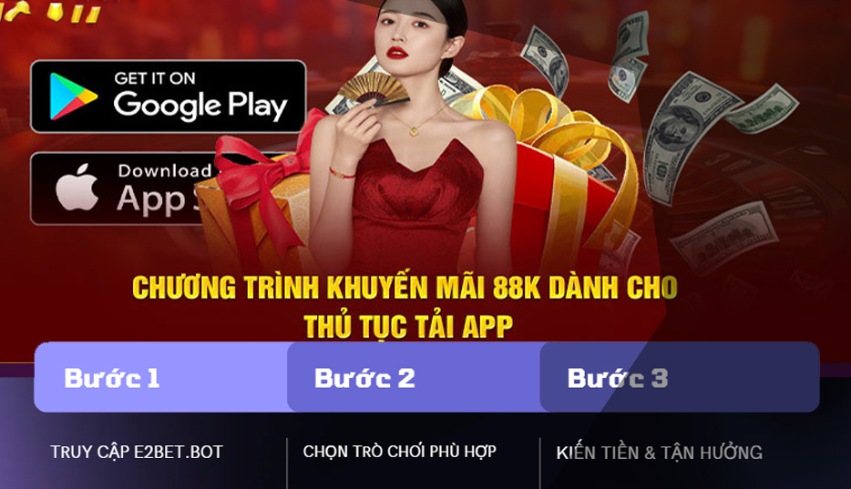 Nhà cái E2bet khuyến mãi thành viên mới 88k